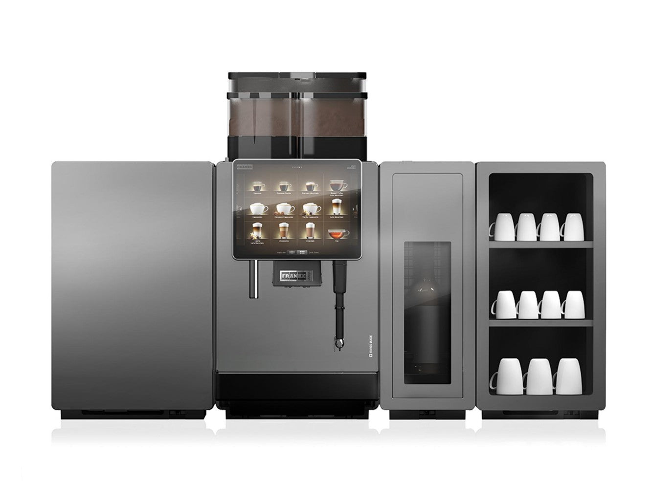 Hotel Bar ristoranti comodato noleggio macchina da caffè Franke A300 grani e latte fresco