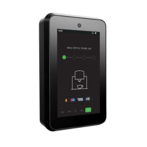 Pagare con il POS distributori automatici bevande calde e fredde Ticino Svizzera - Lombardia